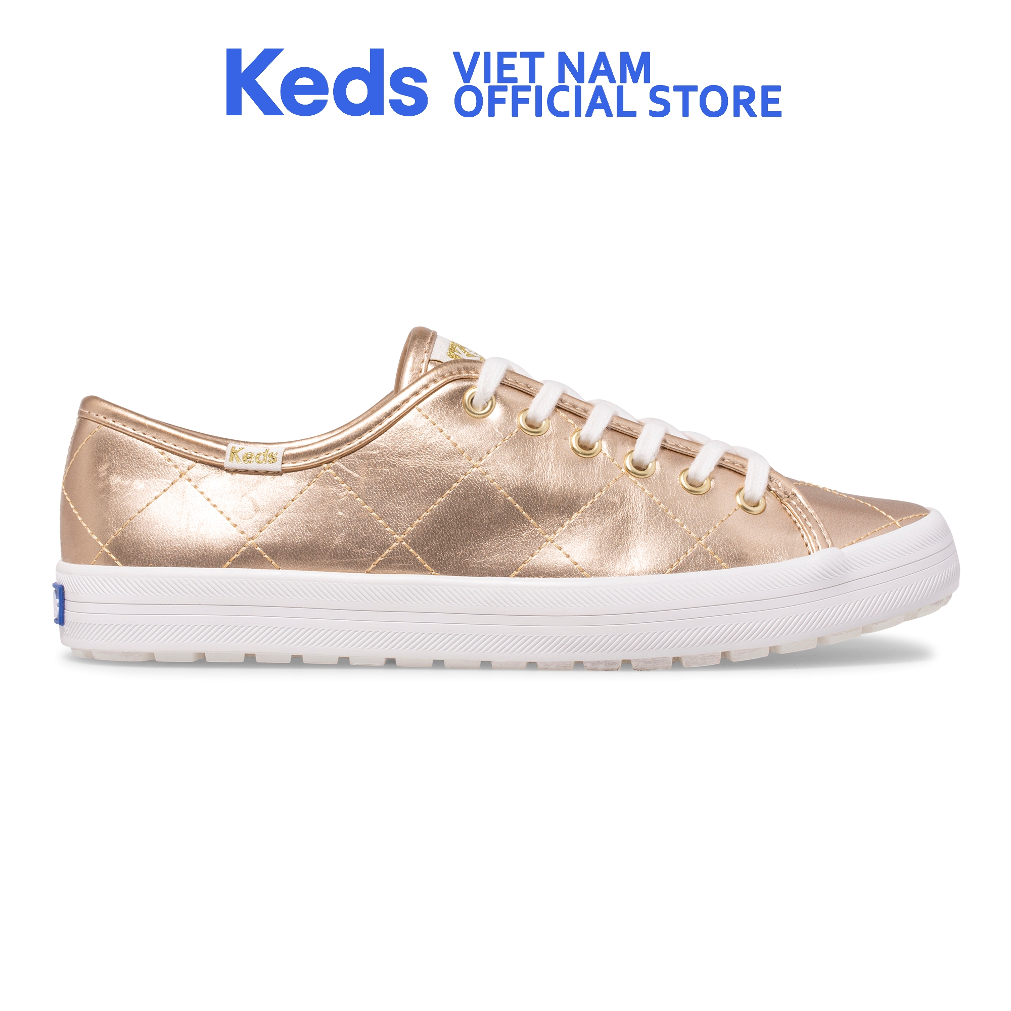Giày Keds Nữ- Kickstart Quilted PU- KD065601