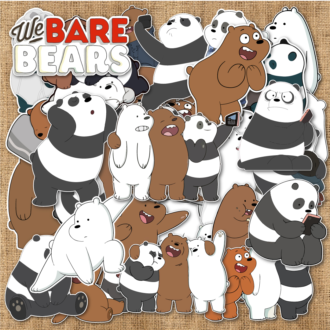 Lịch sử giá Set 60 sticker We Bare Bears cập nhật 32023 BeeCost