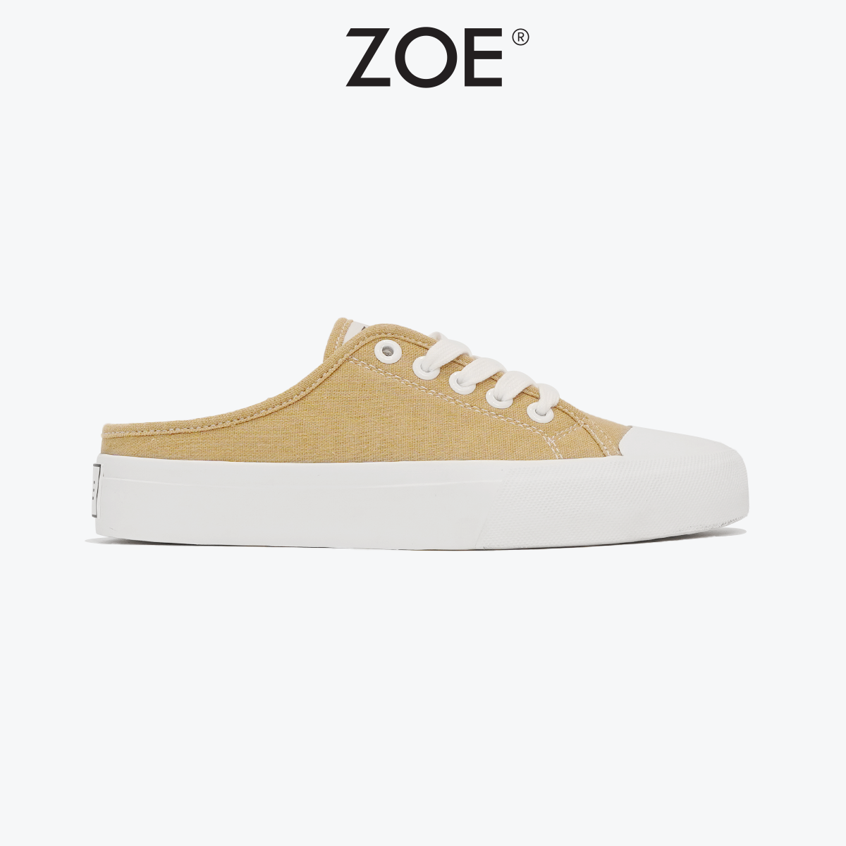 Giày sục zoe đạp gót nâu | zoe official