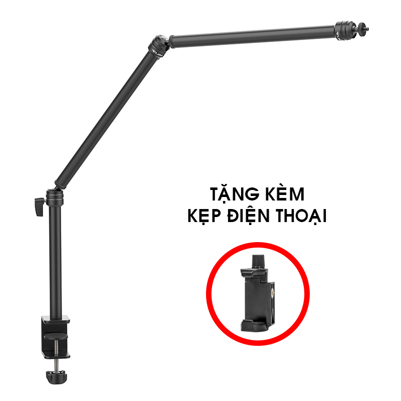 Kẹp cạnh bàn gắn máy ảnh - điện thoại quay video ulanzi vijim ls08