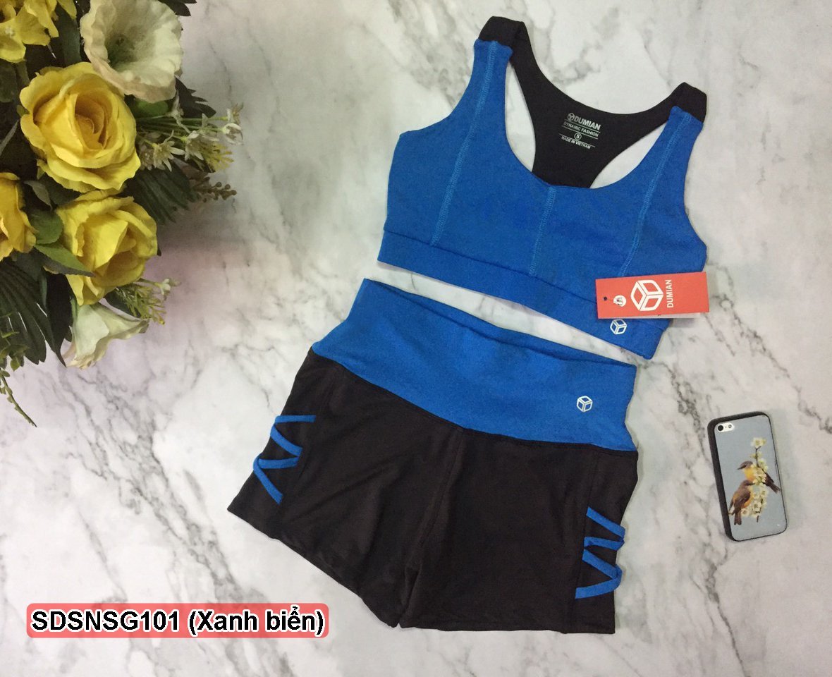 Bộ áo quần tập cao cấp áo bra đồ tập yoga gym aerobic thể thao