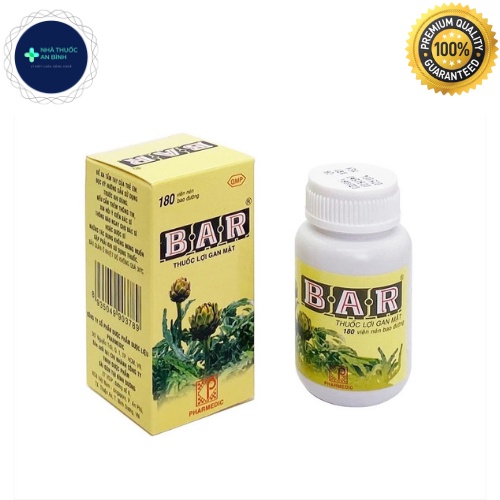 BAR Actiso - Viên uống mát gan lợi mật - B.A.R cvspharmacy