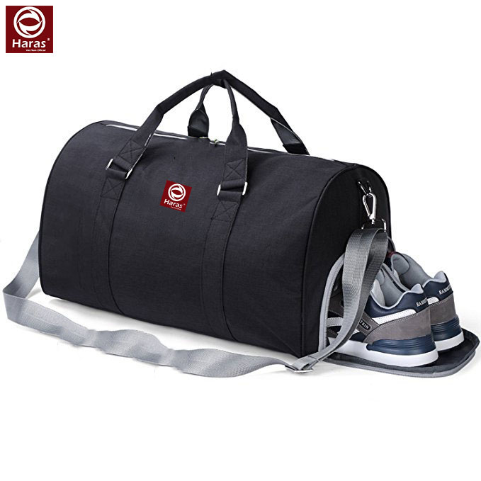 Túi Xách Du Lịch Cỡ Lớn Thời Trang HARAS Màu Xám HR186