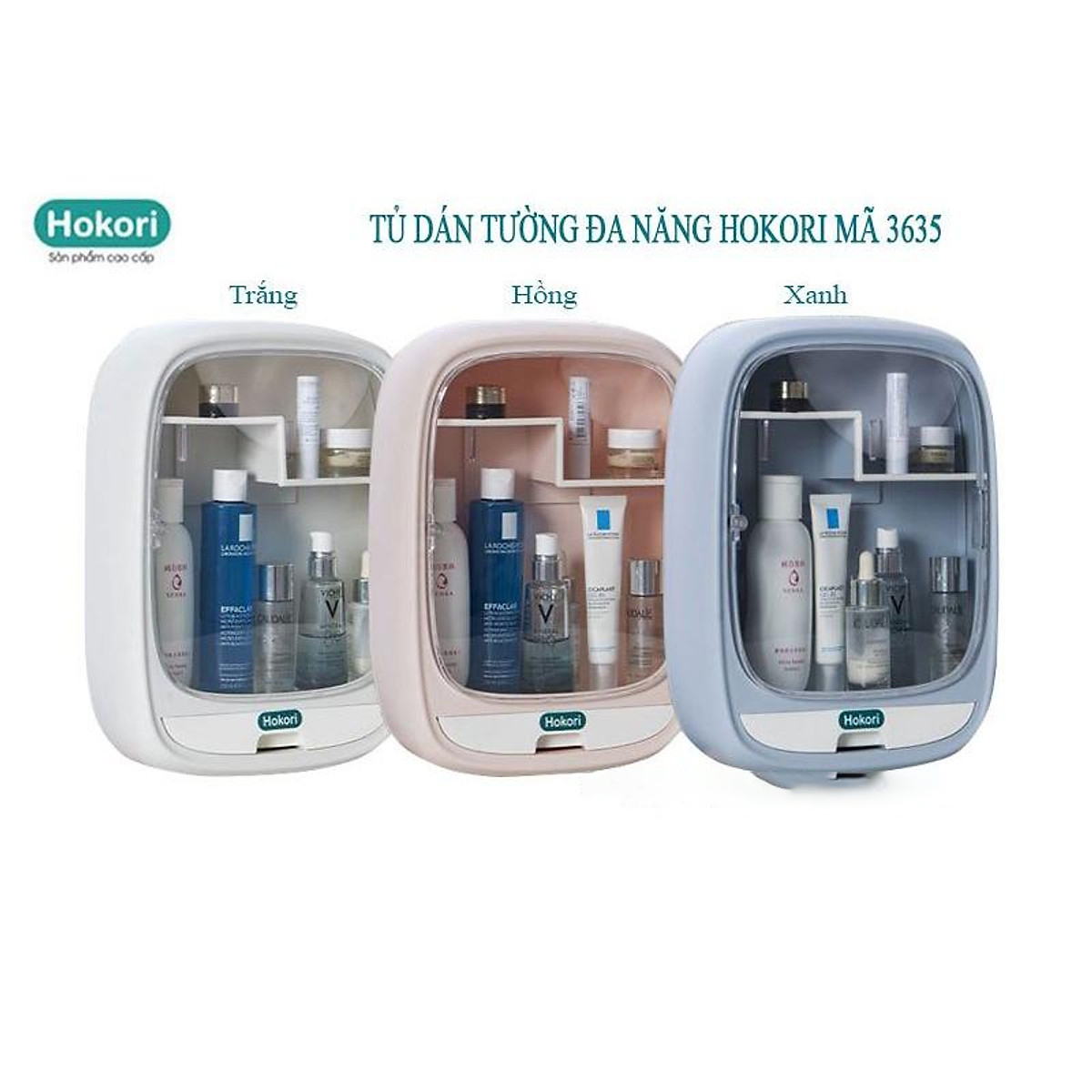 Tủ dán tường hokori 3635 | tủ đựng thuốc, đựng đồ đa năng tiện lợi