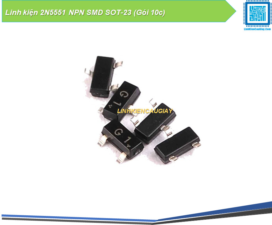 Linh kiện 2n5551 npn smd sot-23