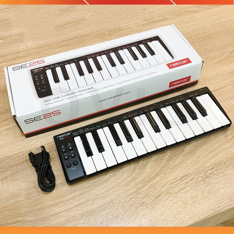 Nektar SE25 - Controller Keyboard MIDI Nhỏ Gọn, 25 Keys, Tặng Bitwig 8