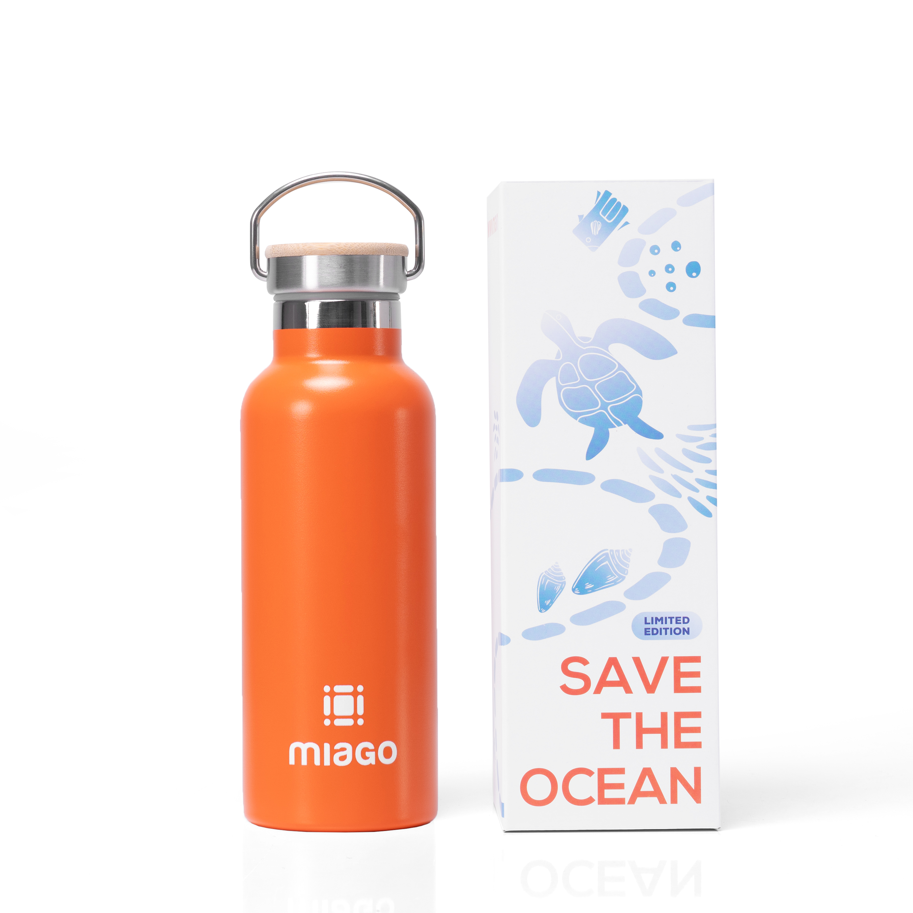 Bình nước miago aqua bottle 18oz - 532ml s orange
