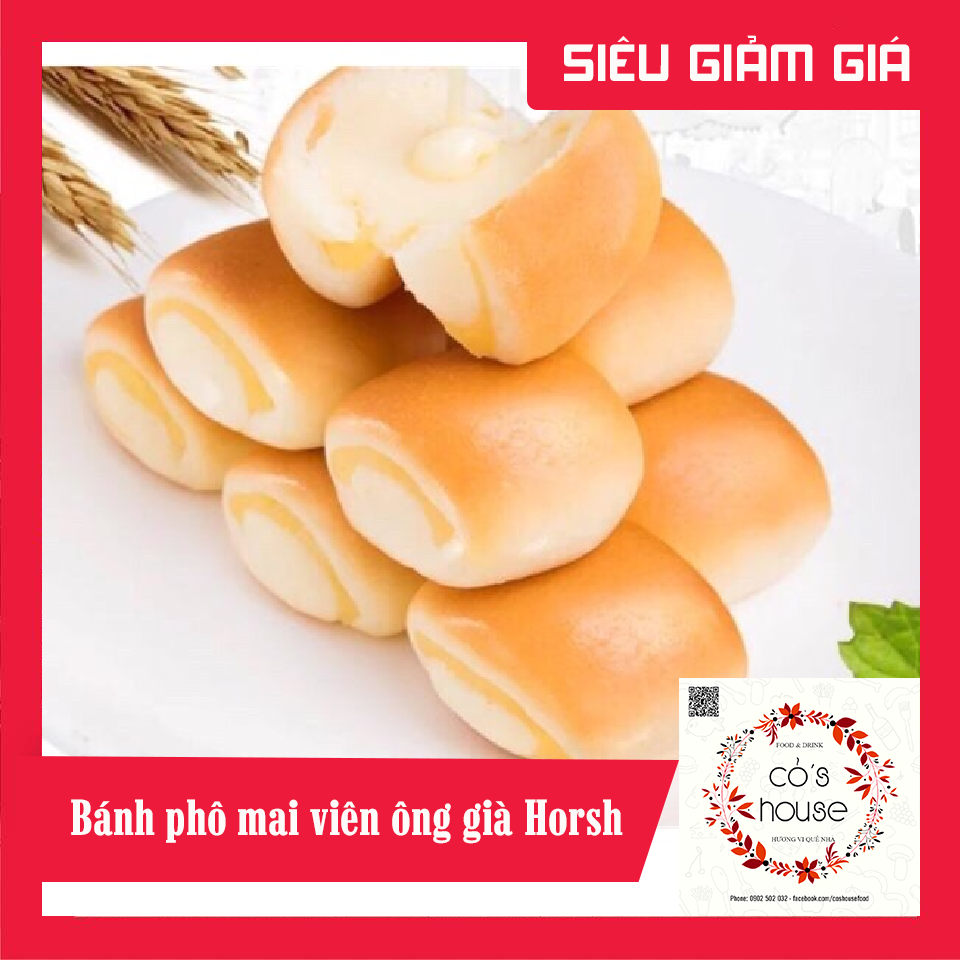 Bánh phô mai viên ông già horsh tan chảy ông già horsh túi 6 viên - tongkhocohouse