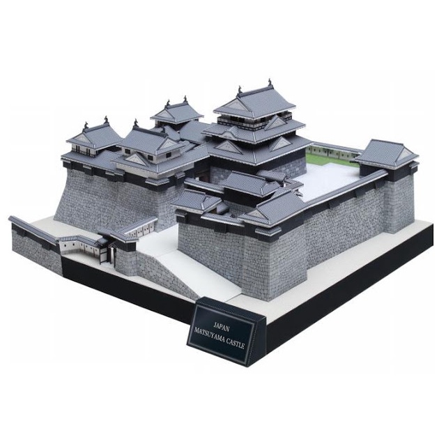 Mô hình giấy 3D kiến trúc lâu đài Matsuyama