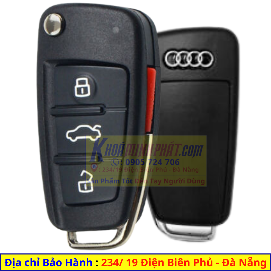 Vỏ chìa khoá xe audi chính hãng v951