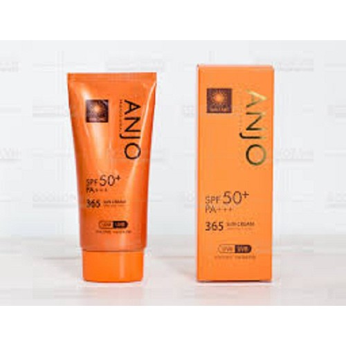 Kem Chống Nắng Anjo 365 Sun Cream SPF50+ 70ml Phù Hợp Hoạt Động Ngoài Trời Trên 12 Tiếng
