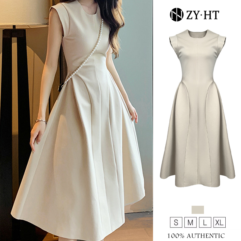 ZYHT eravogue Đầm nữ dự tiệc cưới đẹp váy đi tiệc cưới Váy đầm cho bé gái mũm mĩm đầm hàn quốc đầm thời trang đầm cổ tròn đầm chít eo đầm bầu đầm suông đầm cho người mập đầm chữ A 5138