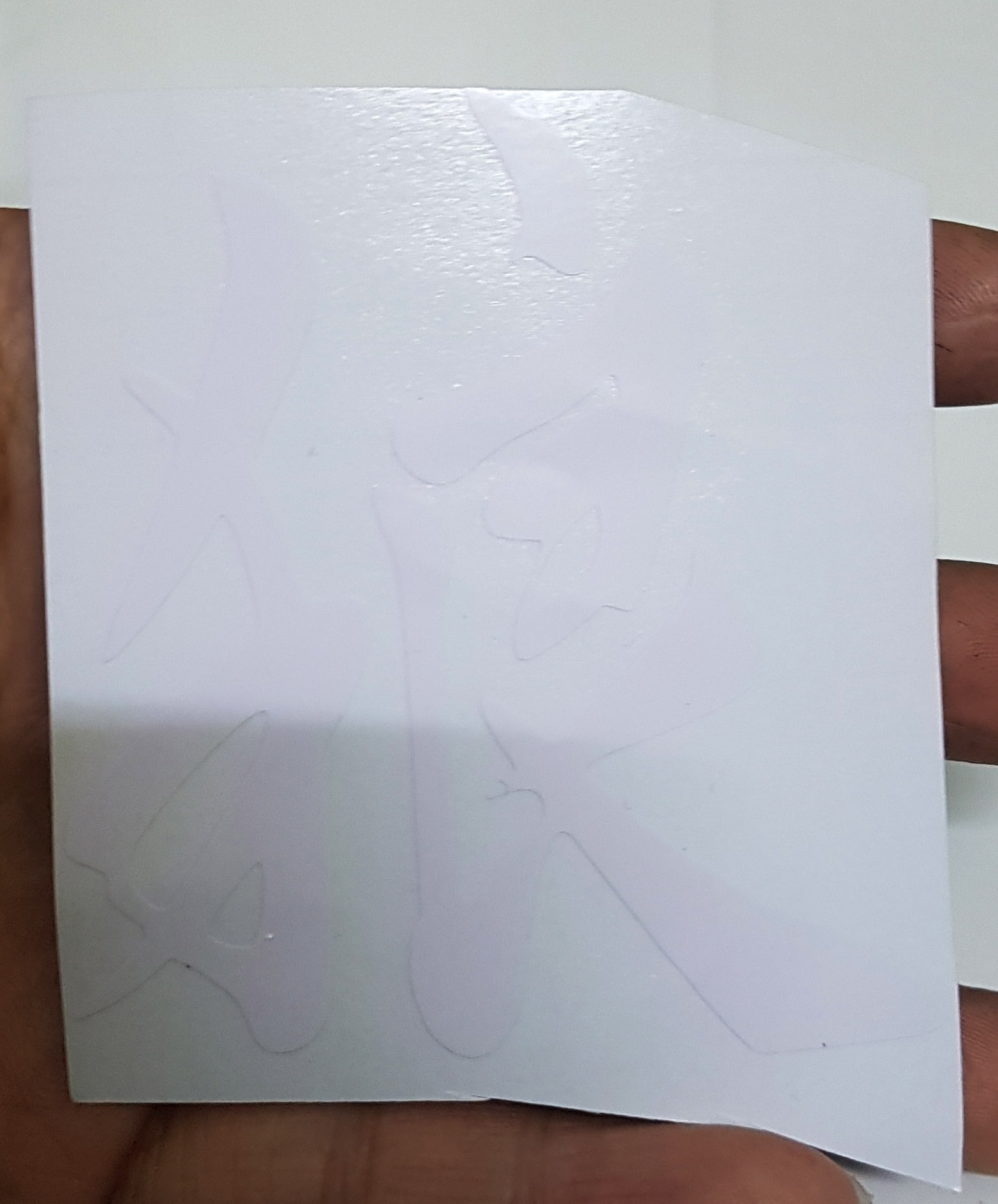 Tem chữ Sói tiếng Hoa dán xe máy