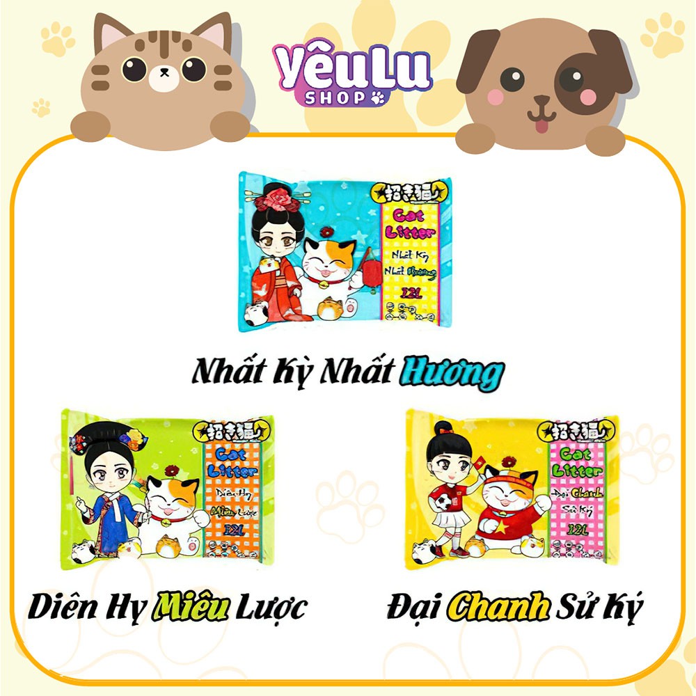 Cát vệ sinh cho mèo maneki neko 12l