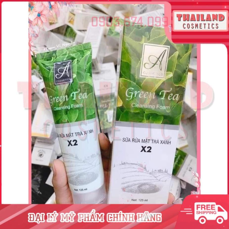 Thật 100% - Sữa rửa mặt trà xanh X2 Acosmetic - 02.3