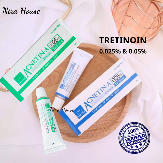 Kem Acnetin A Tretinoin Cream Thái Lan giúp hết mụn, trẻ hóa da