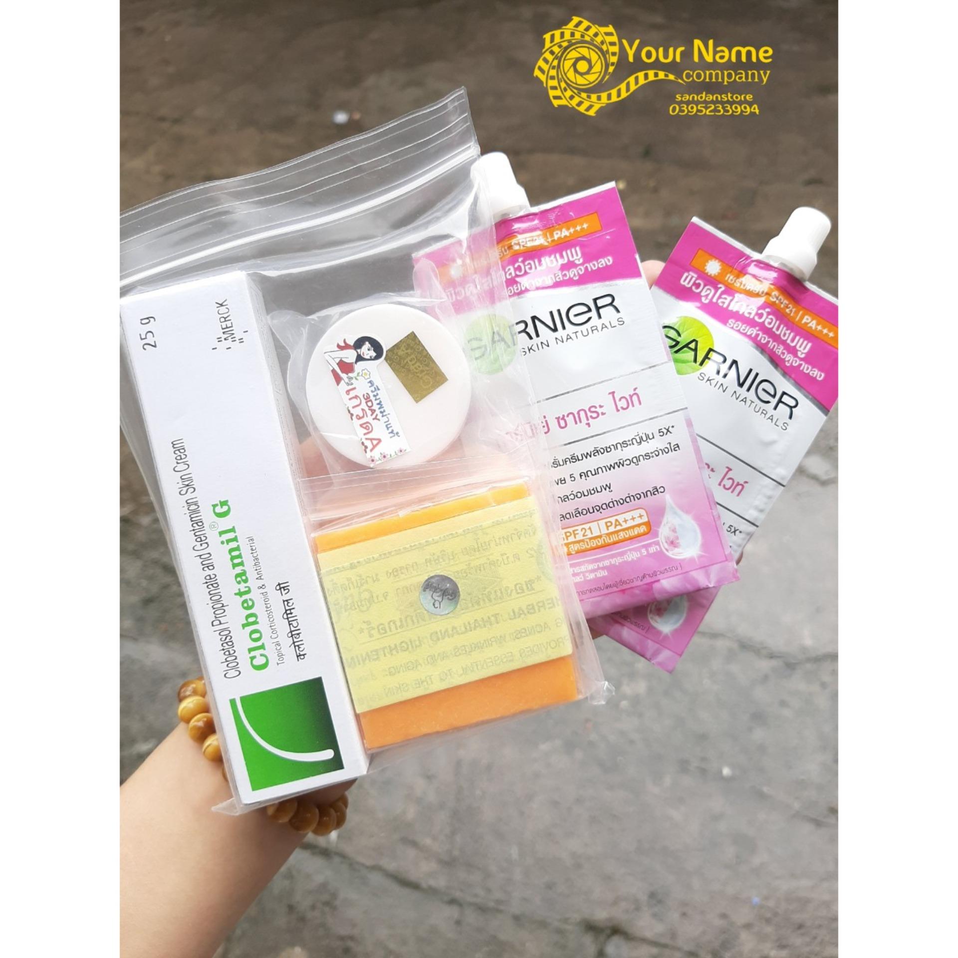 Bộ 5 món dưỡng trắng mụn nám tàn nhan Thái Lan