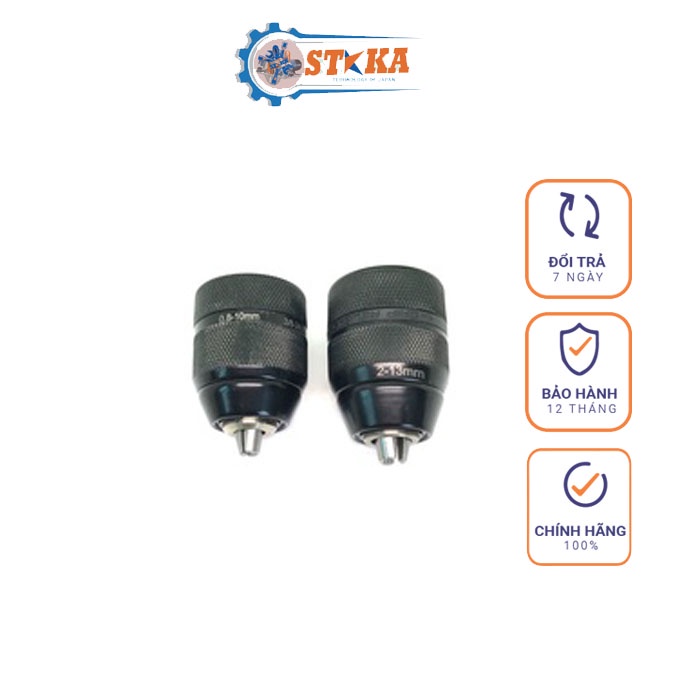 Đầu Măng Ranh Kẹp Mũi Khoan 10mm, 13mm Auto Lock - Bầu Kẹp Mũi Khoan Nhựa Hàng Cao Cấp