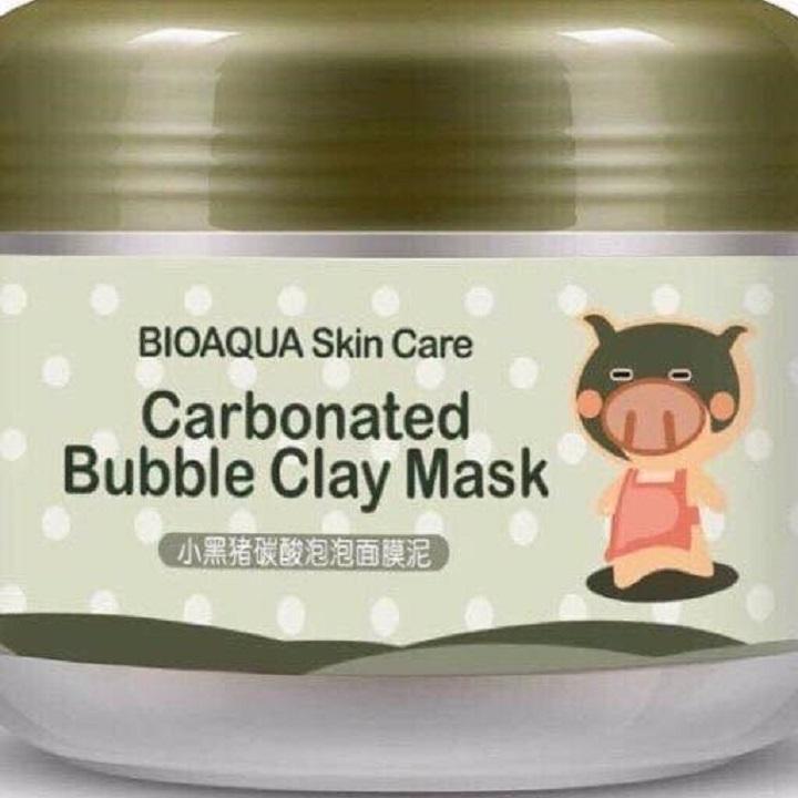 Mặt nạ thải độc sủi bọt bì heo Carbonated Buble Clay mask Bioaqua