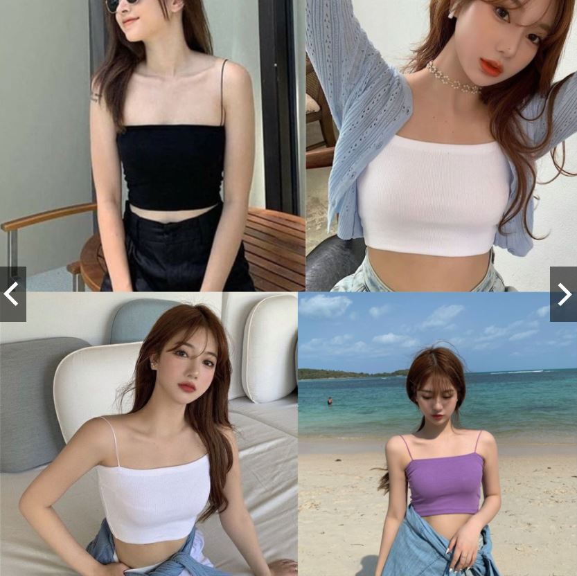 Áo coptop 2 dây sợ bún