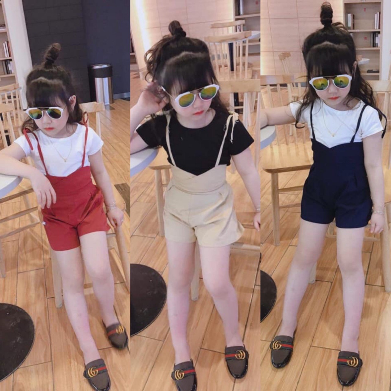 Freeship Bộ đồ sành điệu cho bé gái 10-28kg | Bộ đồ trẻ em dễ thương