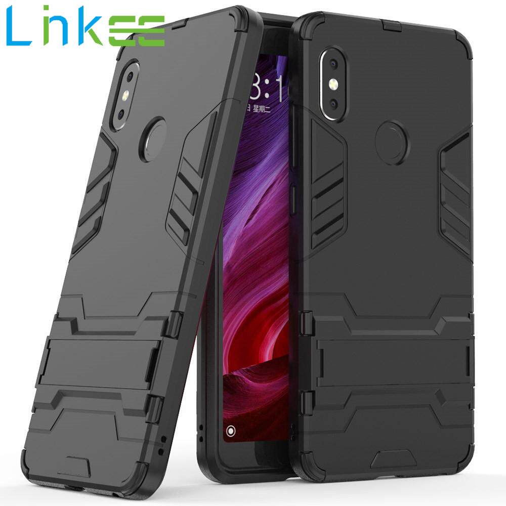Dành Cho Xiaomi Redmi Note 5 Pro Ốp Điện Thoại Ốp Đứng Người Sắt Sang Trọng Vỏ Giáp Cứng Và Vỏ Khung Silicon TPU Mềm