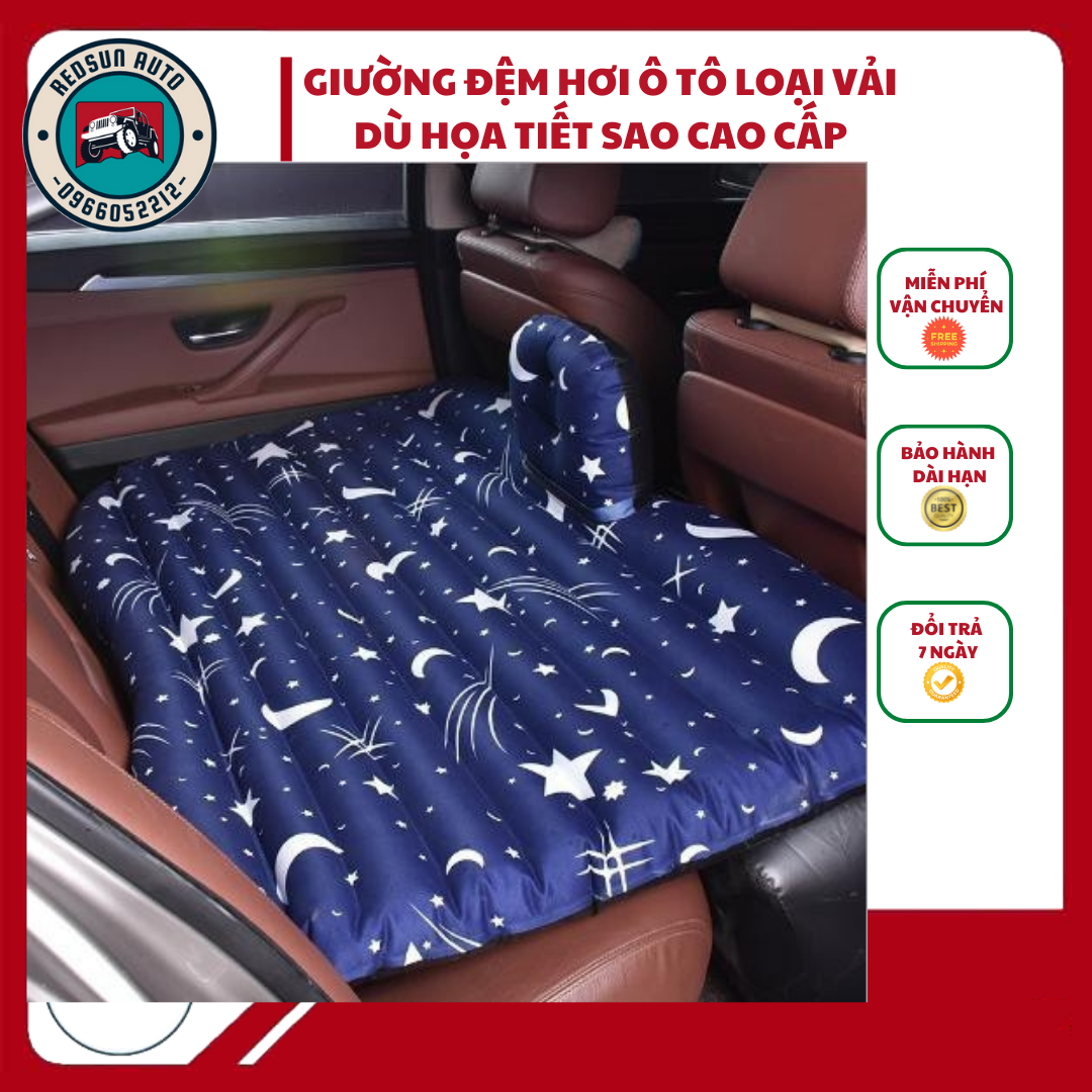 [HÀNG CAO CẤP] Đệm Giường Hơi Xe Ô Tô Loại Tốt - Đệm Hơi Ghế Sau Ô Tô Vải Dù Dùng Cho Ô Tô 4,5 Chỗ, Ô Tô 7 Chỗ