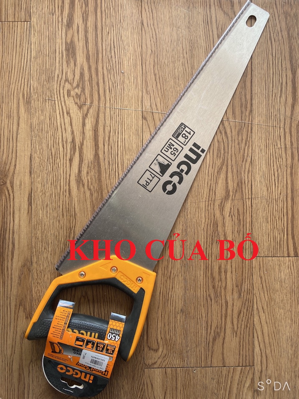 Cưa tay lá liễu ingco hhas08450