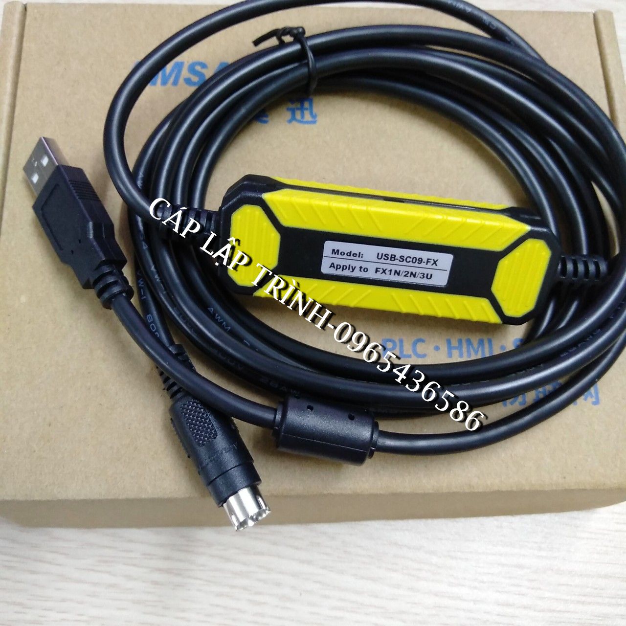 Mô tả sản phẩm cáp lập trình usb-sc09-fx cho plc mitsubishi fx