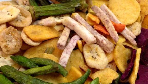 500gr thập cẩm sấy nguyên miếng - thơm giòn