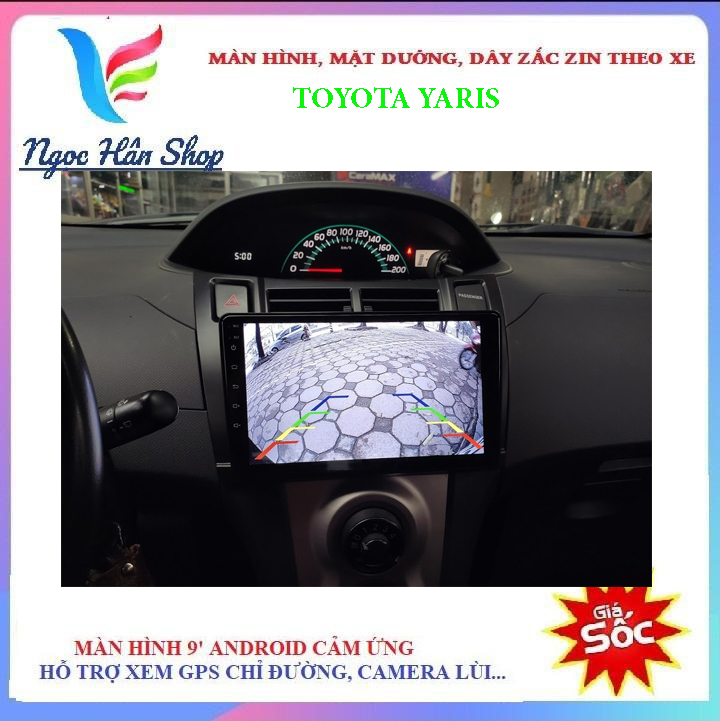 Màn hình DVD ANDROID 10. cho xe TOYOTA YARIS 2007-2013, hỗ trợ ngôn ngữ TIẾNG VIỆT, nghe đài FM đa kênh, 2 cổng USB 4.0 - man hinh xe hoi, lắp đặt camera 360 cho oto