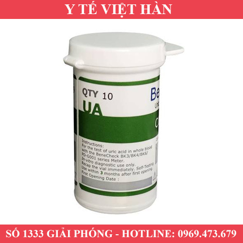Que thử acid uric cho máy đo benecheck 3 in 1 - nhập khẩu từ đài loan