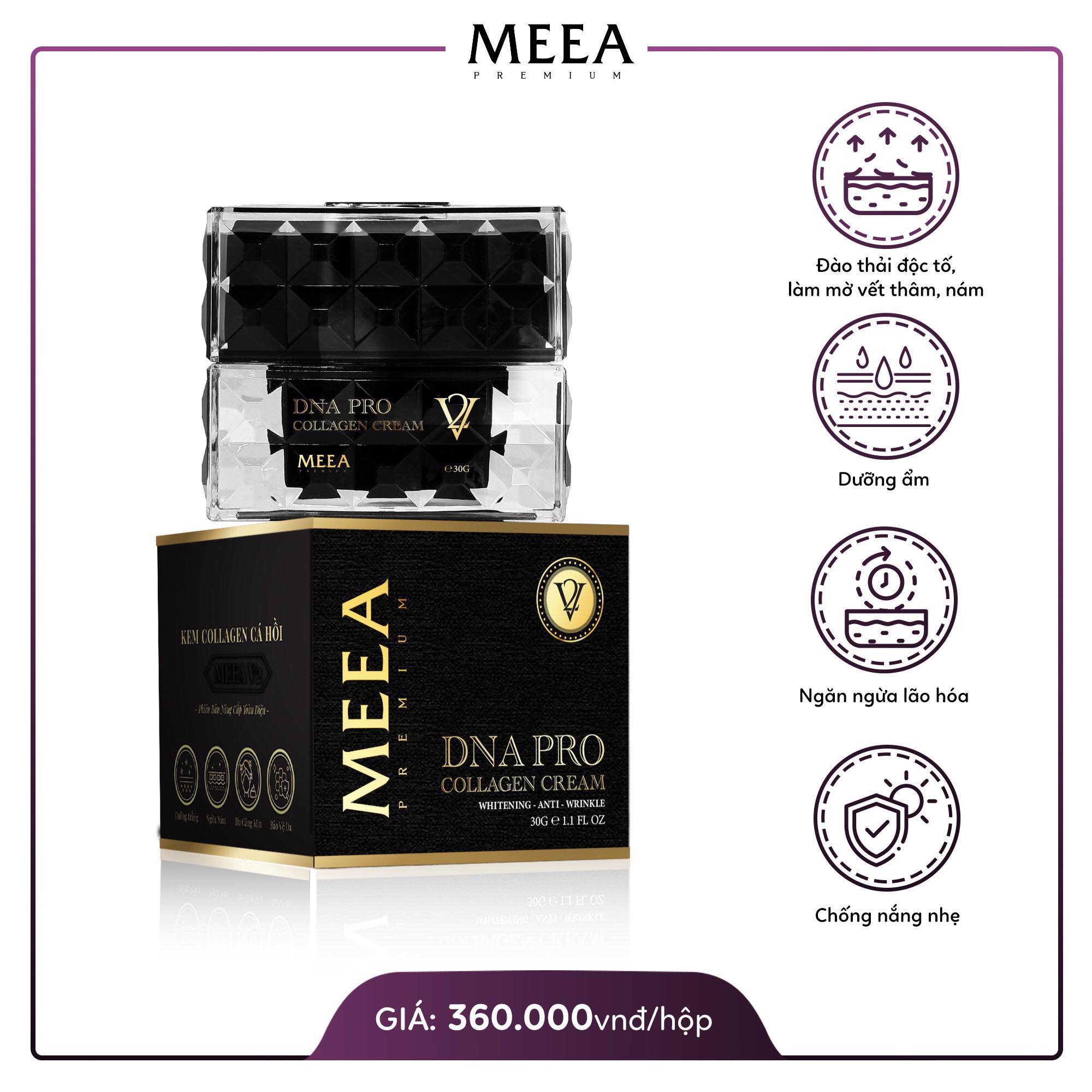 Chính hãng _kem face collagen dna cá hồi meea organic