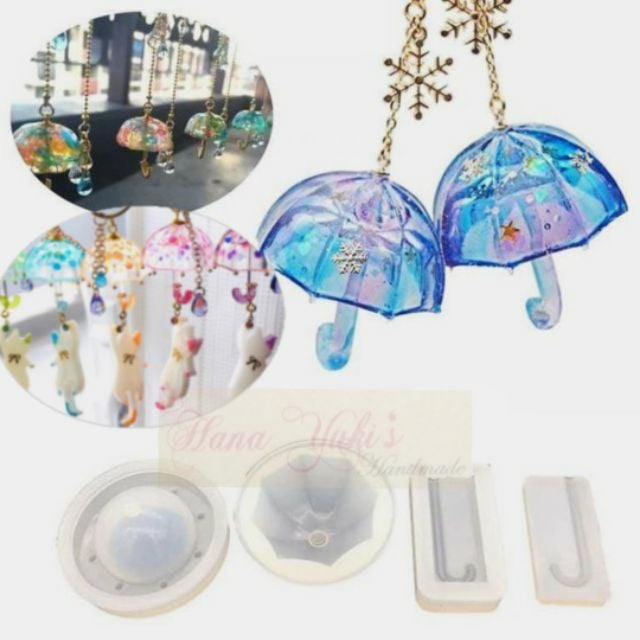 Khuôn làm dù Resin - Umbrella Silicon Mold - Resin Handmade