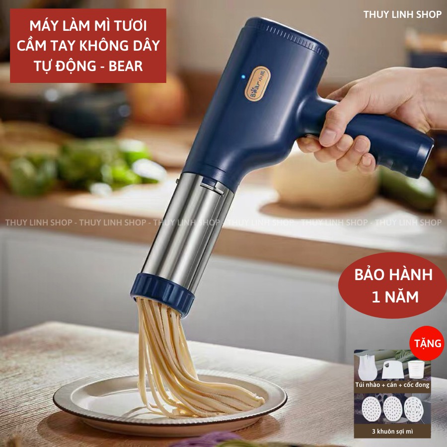 Máy làm mì tươi bear - bún tươi - máy làm mỳ sợi tự động cầm tay bear