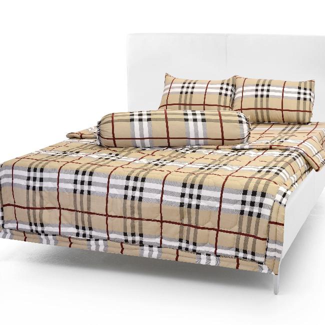 [HCM]Bộ Drap Cotton Thắng Lợi kèm mền chần gòn { 5 MÓN } 1m8 x 2m - CHUẪN LOGO