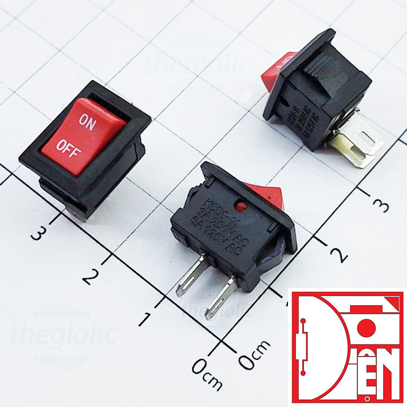Công tắc kcd 1-11 3a-250vac 6a-125vac