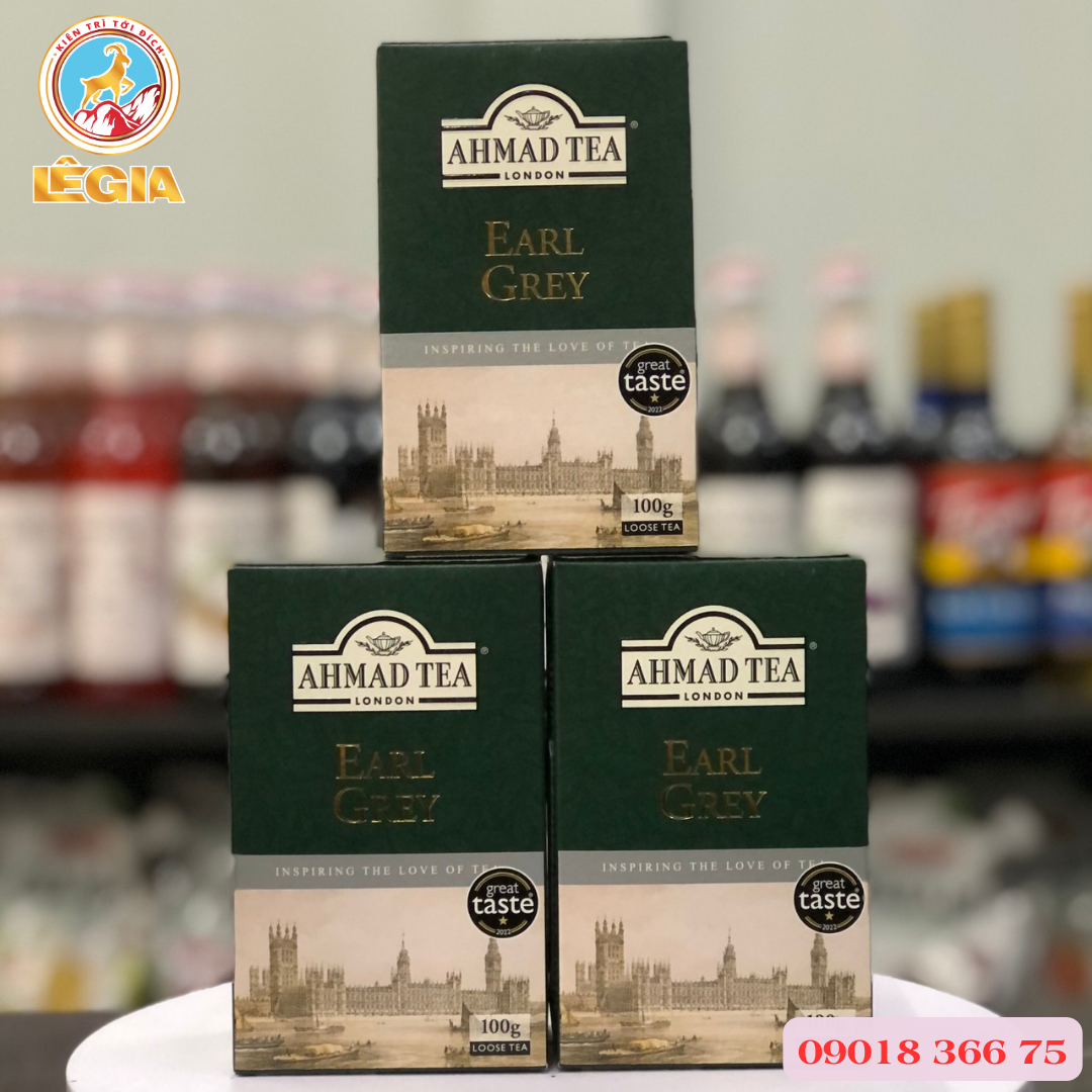 Trà ahmad bá tước 100g - ahmad earl grey tea