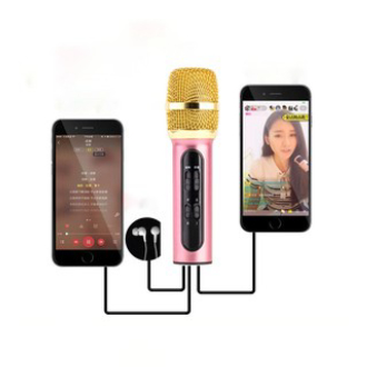 Micro Karaoke Livestream Thu Âm C11 Cao Cấp + Tặng Tai Nghe