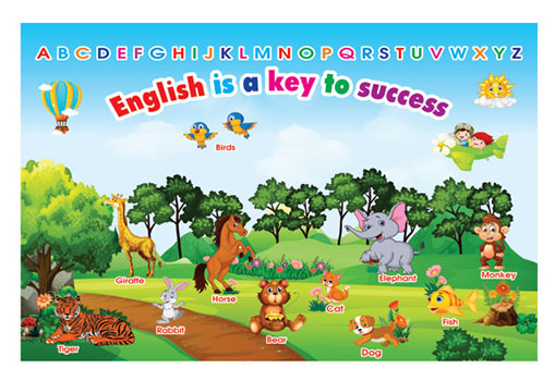 Decal trang trí tiếng anh 007