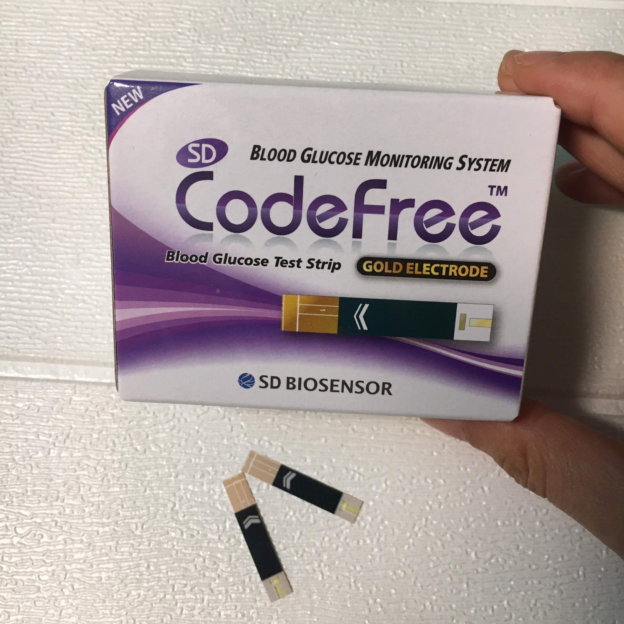Que thử đường huyết SD Code free- Bio Sensor 50 que hộp  Hàng chính hãng