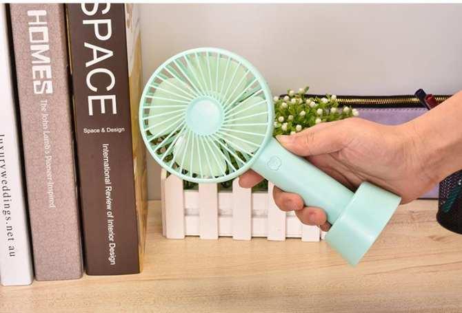 [HCM]Quạt mini cầm tay có đế để bàn siêu mát siêu hot