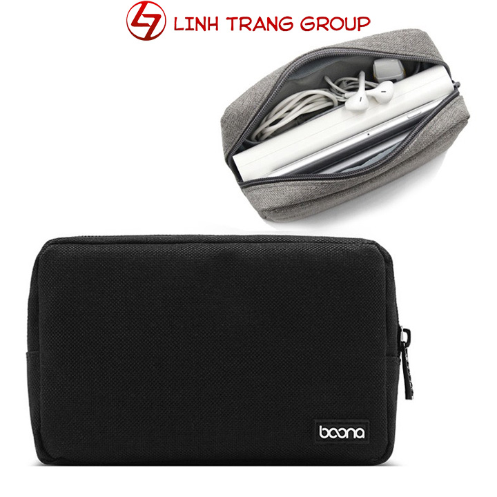 Túi đựng phụ kiện Baona BN-A001 đựng sạc dự phòng, điện thoại, chuột, sạc, cáp, tai nghe - Oz94