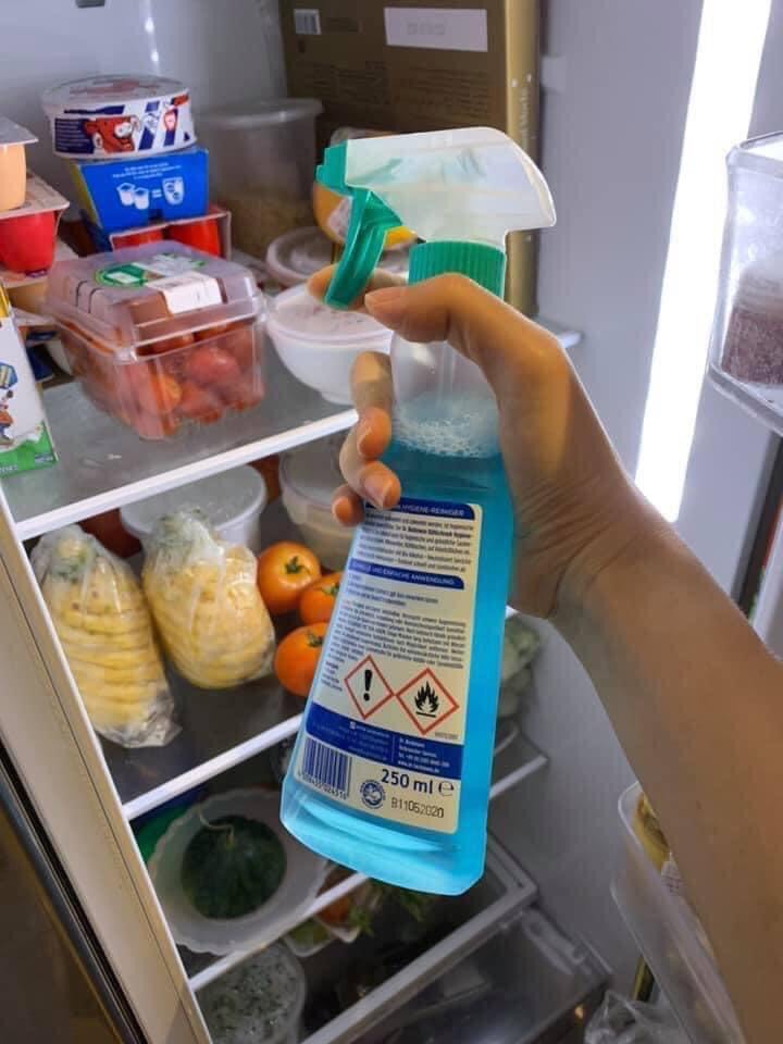 Xịt vệ sinh tủ lạnh dr beckmann 250ml - sản phẩm chuyên dụng để vệ sinh tủ lạnh đến từ đức