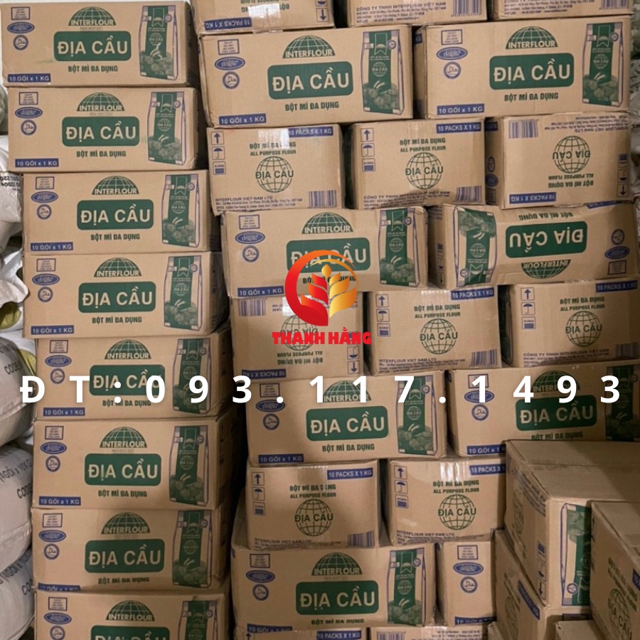 Bột Mì Đa Dụng Quả Địa Cầu 1kg - Bột Làm Bánh Ngon - Nông Sản Sạch Thanh Hằng