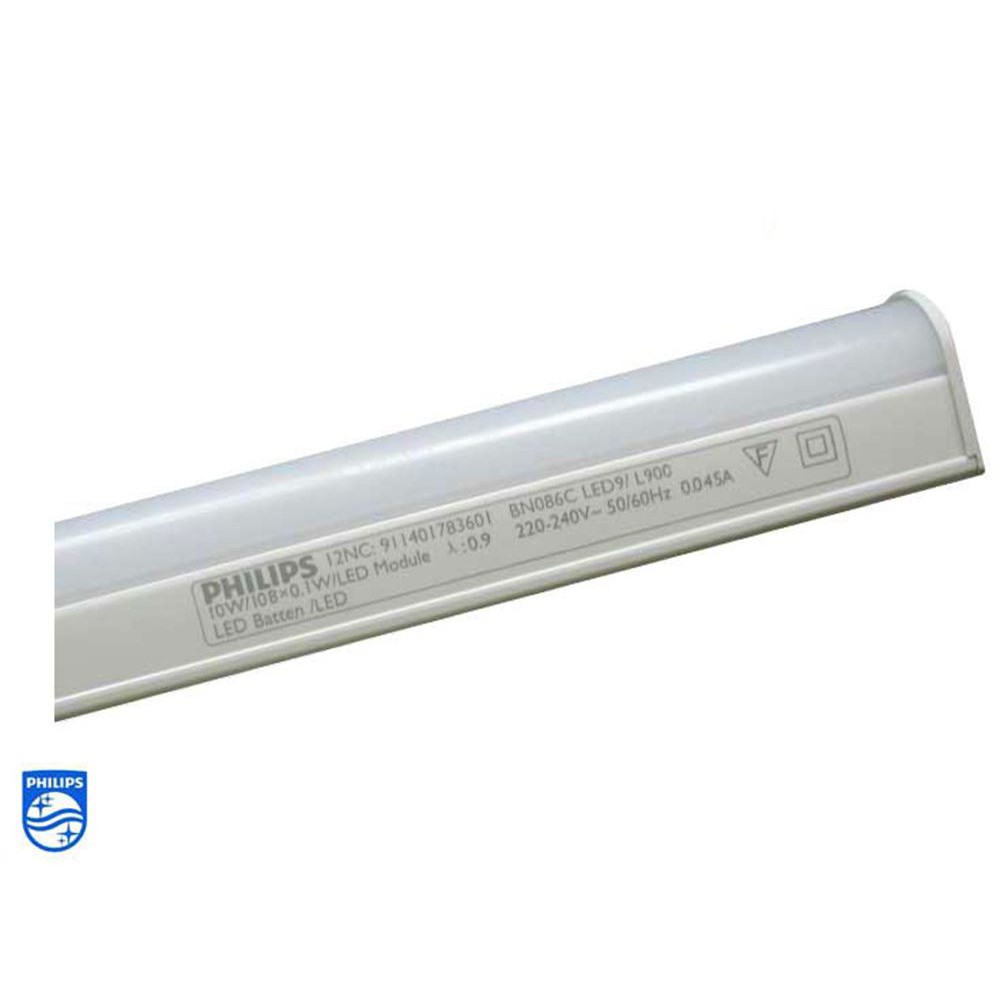 Máng đèn led t5 liền khối bn068c led6/7w, 6 tấc , philips kèm dây nguồn