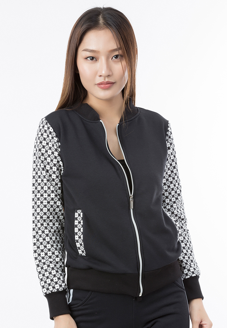 Áo khoác nữ bomber form rộng Phúc An 4014n