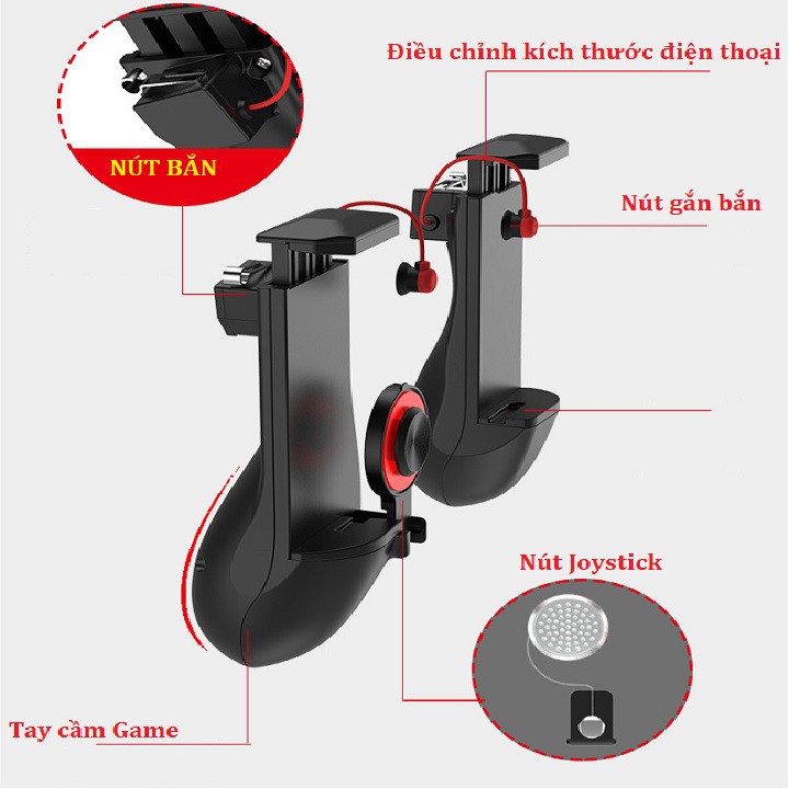 Tay cầm chơi game liên quân, game nhảy dù PUBG kiểu mới .n.h.ấ.t. -dc3153