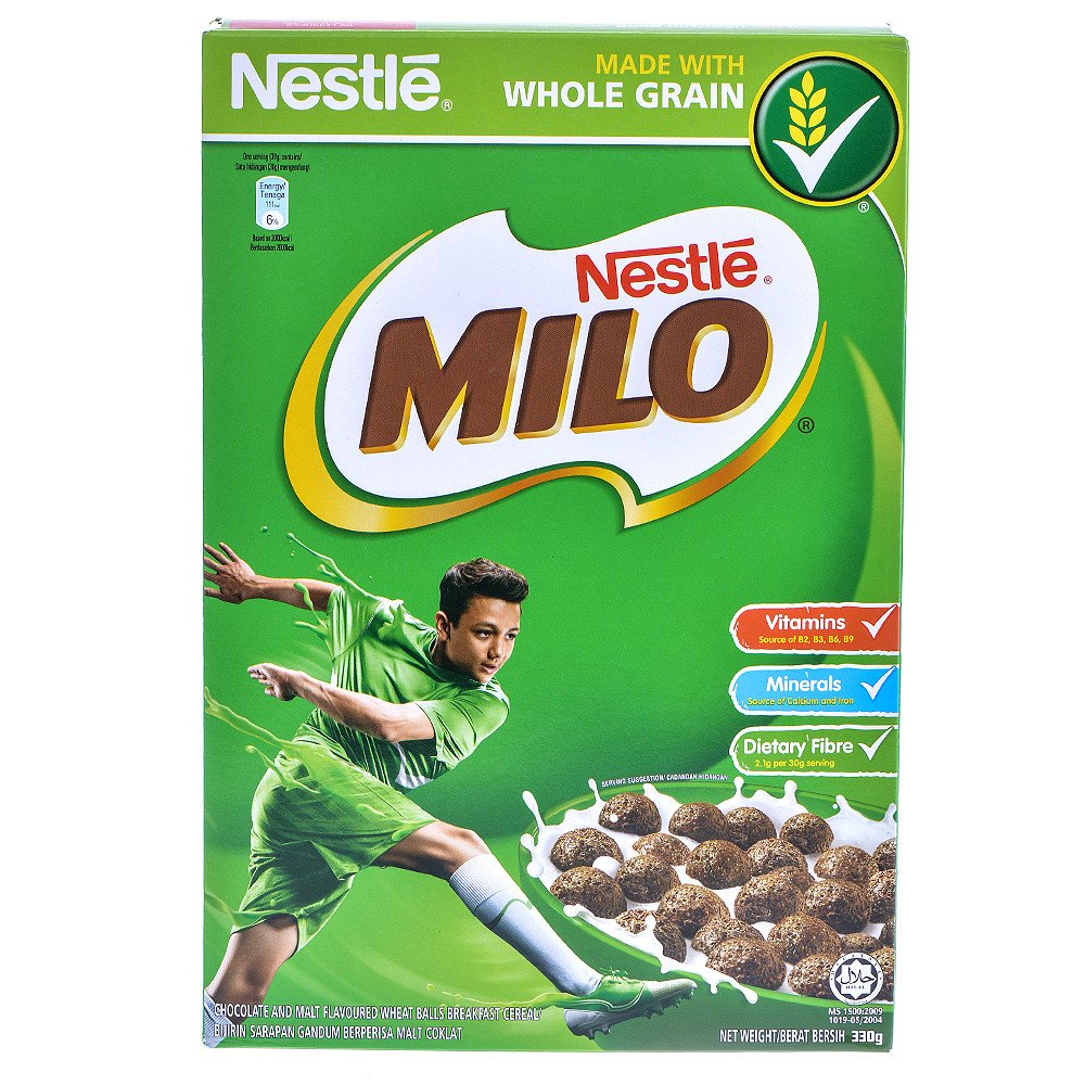 Ngũ cốc ăn sáng nestlé milo cereal - hộp 170/330g