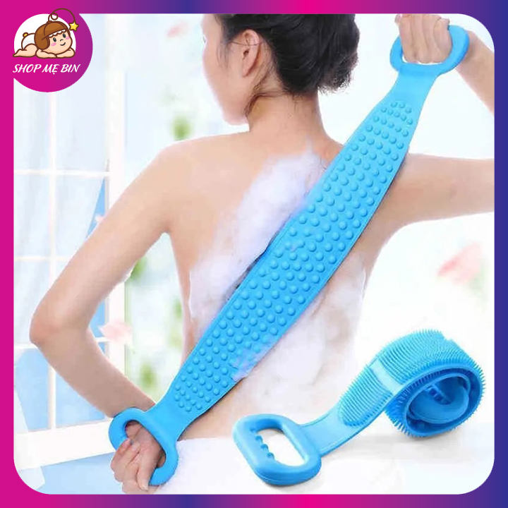 Dụng cụ kì lưng 2 mặt silicon, kì rất phê, sạch và có tác dụng matxa lưng